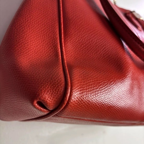 Coach Minetta Mini Cherry Red Triple Compartment Tote - Picture 8 of 11